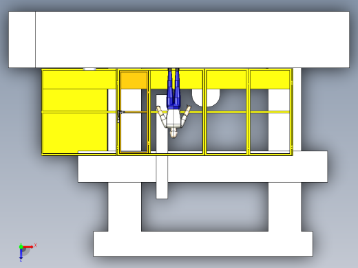 B3004054-NR-12保护装置  立式车床安全防护装置俯视缩略图