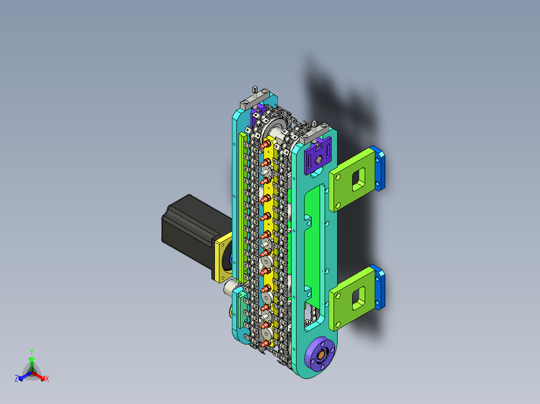 小型链条流水线