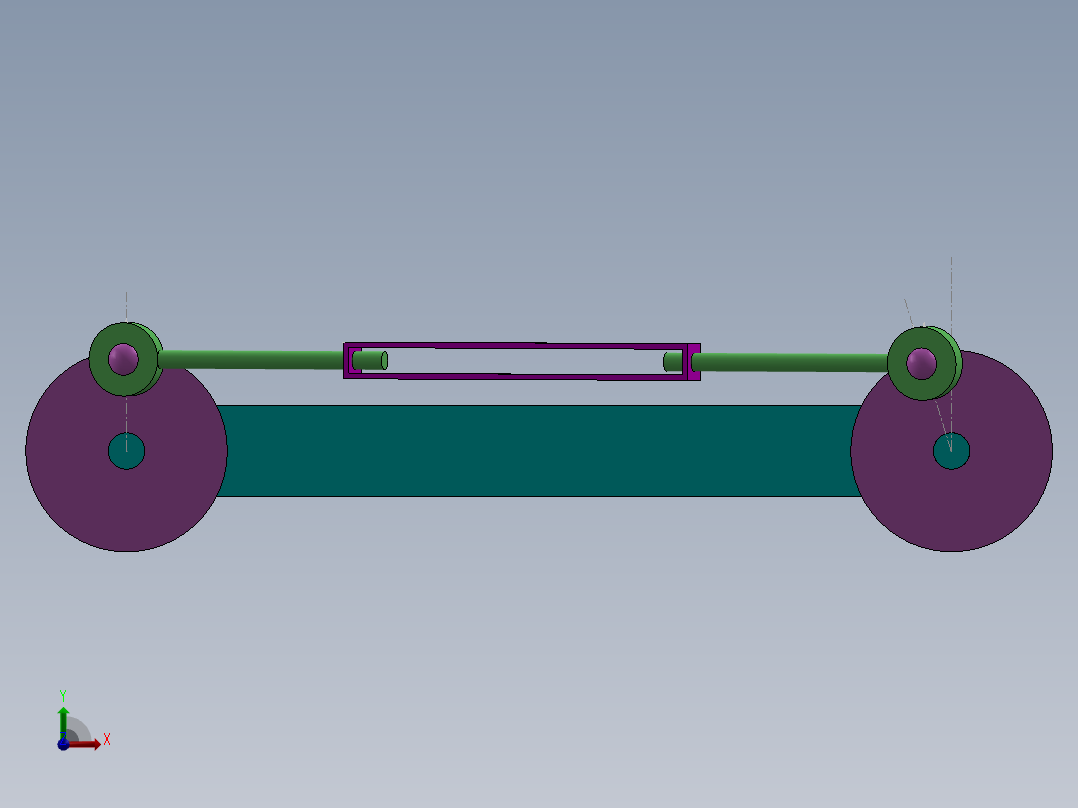 连杆总成前视图