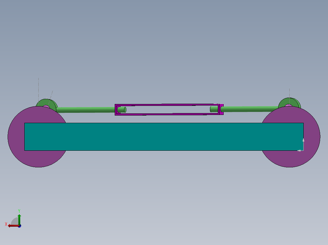 连杆总成后视图