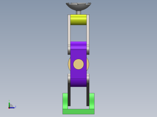 汽车千斤顶的设计与装配左视缩略图
