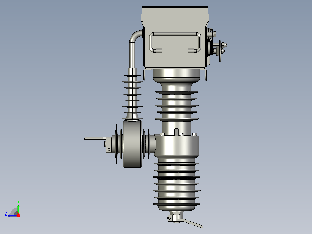 ZW32-12弹簧断路器右视图
