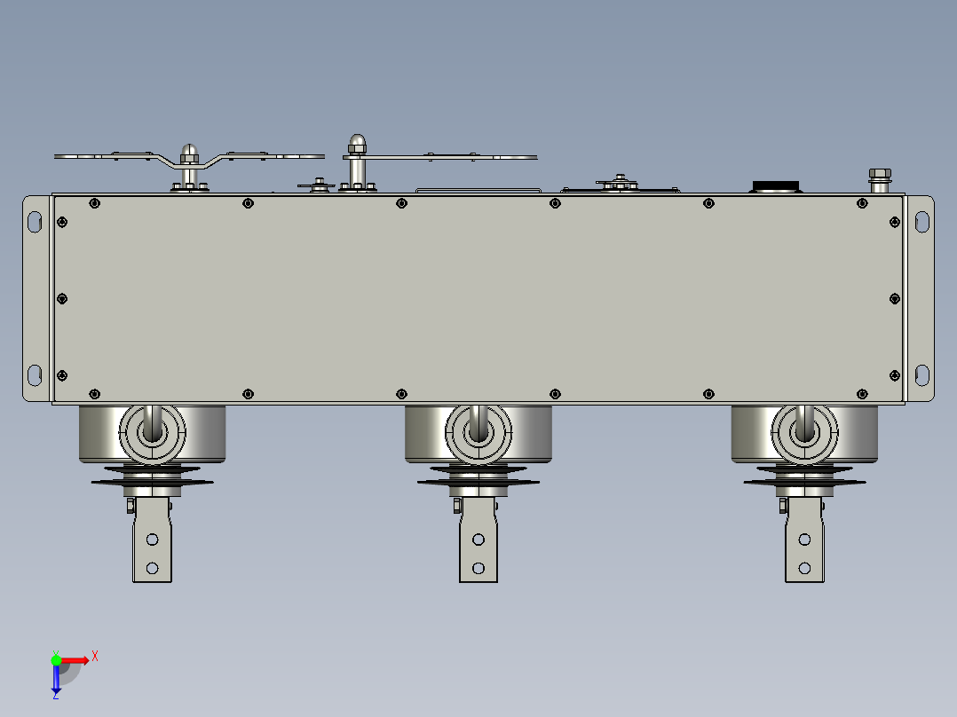 ZW32-12弹簧断路器俯视图