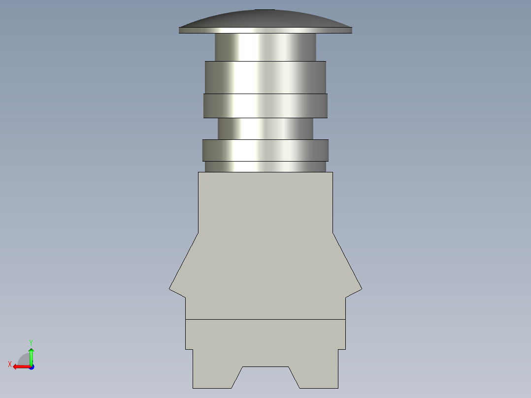 XB2BS542C_急停开关(Schneider)后视图