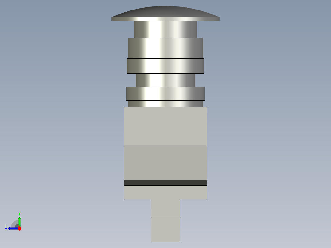 XB2BS542C_急停开关(Schneider)右视图