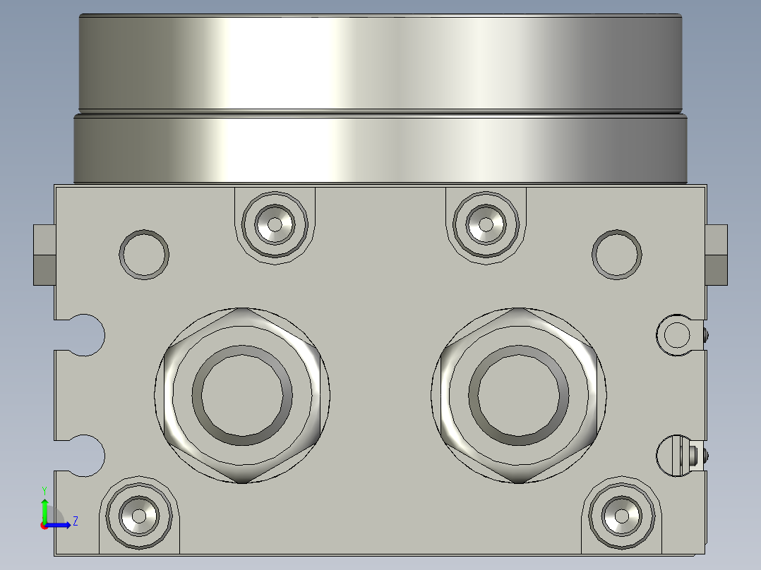 回转气缸HRQ20EN左视图