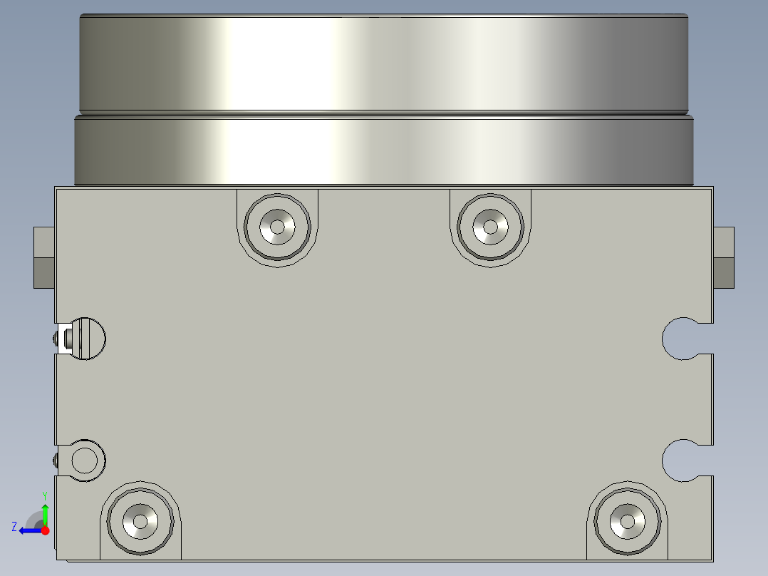 回转气缸HRQ20EN右视图