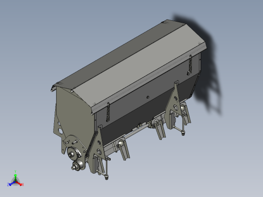 农业有机肥撒播机
