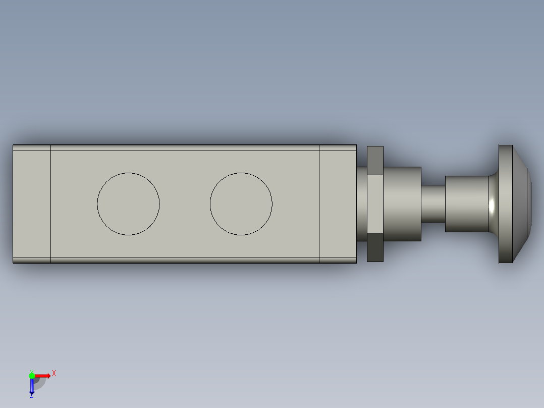 手动气阀4R210-08_DINGXIN俯视图