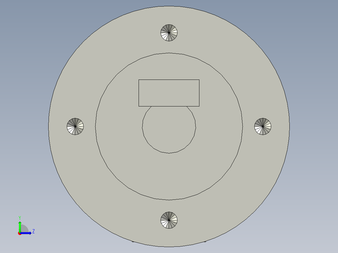 直流马达36GP-3429永磁行量编码齿轮减速机左视图