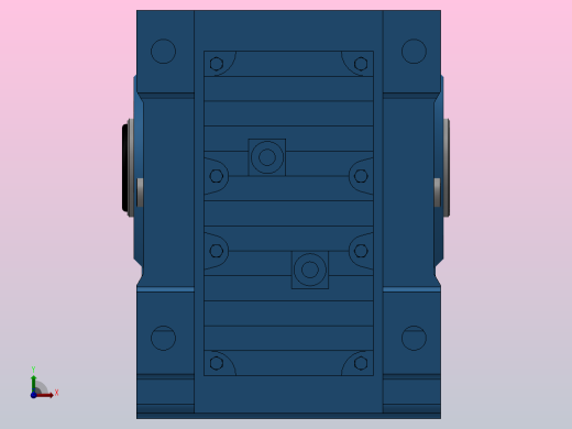 KAB67底脚空心轴安装螺旋锥齿轮减速机KAB67-Y0.25-4P-108.03-M1-0°-A前视缩略图