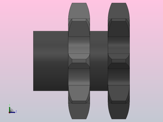 直孔链轮10B型_11-10B-3右视缩略图