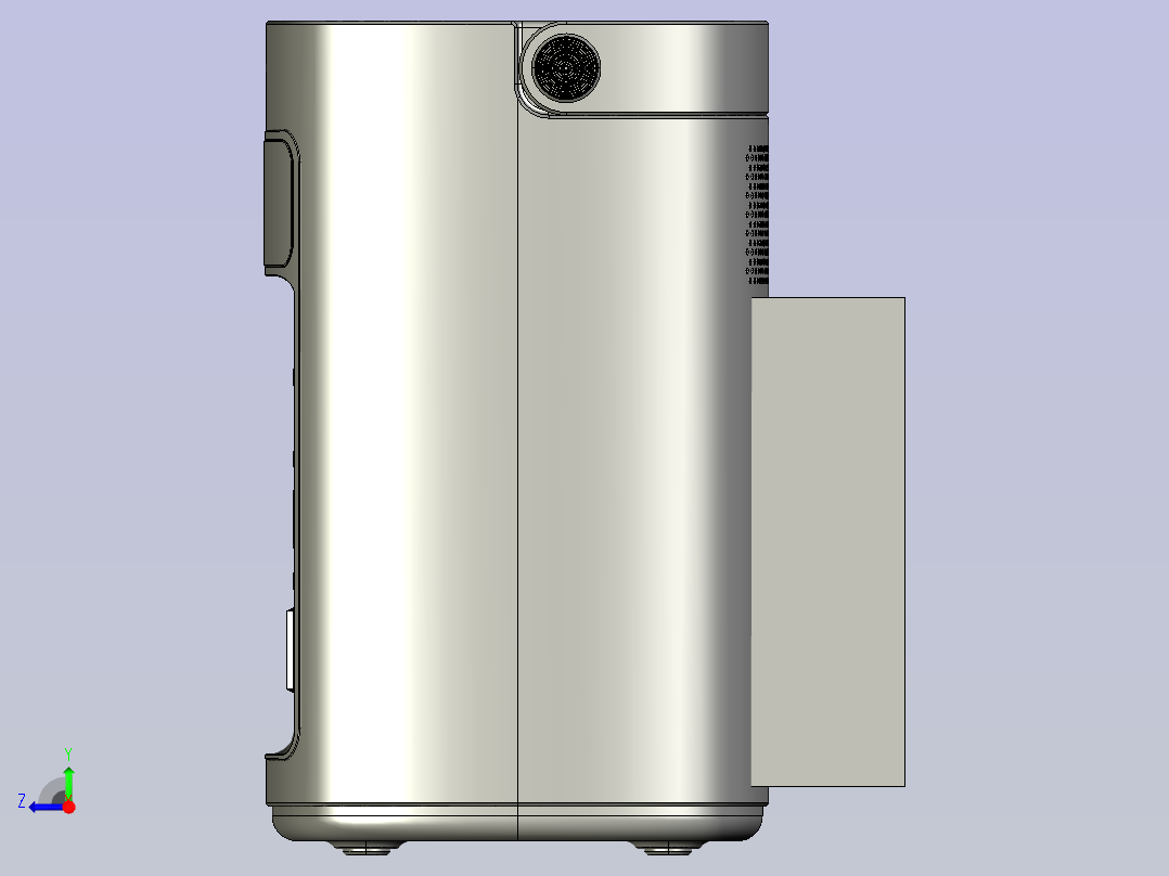 立式户外电源右视图