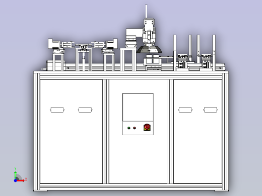 一款智能视觉设备3D图纸前视缩略图