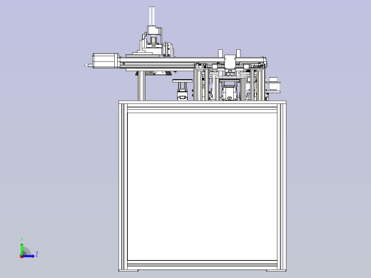 一款智能视觉设备3D图纸左视缩略图
