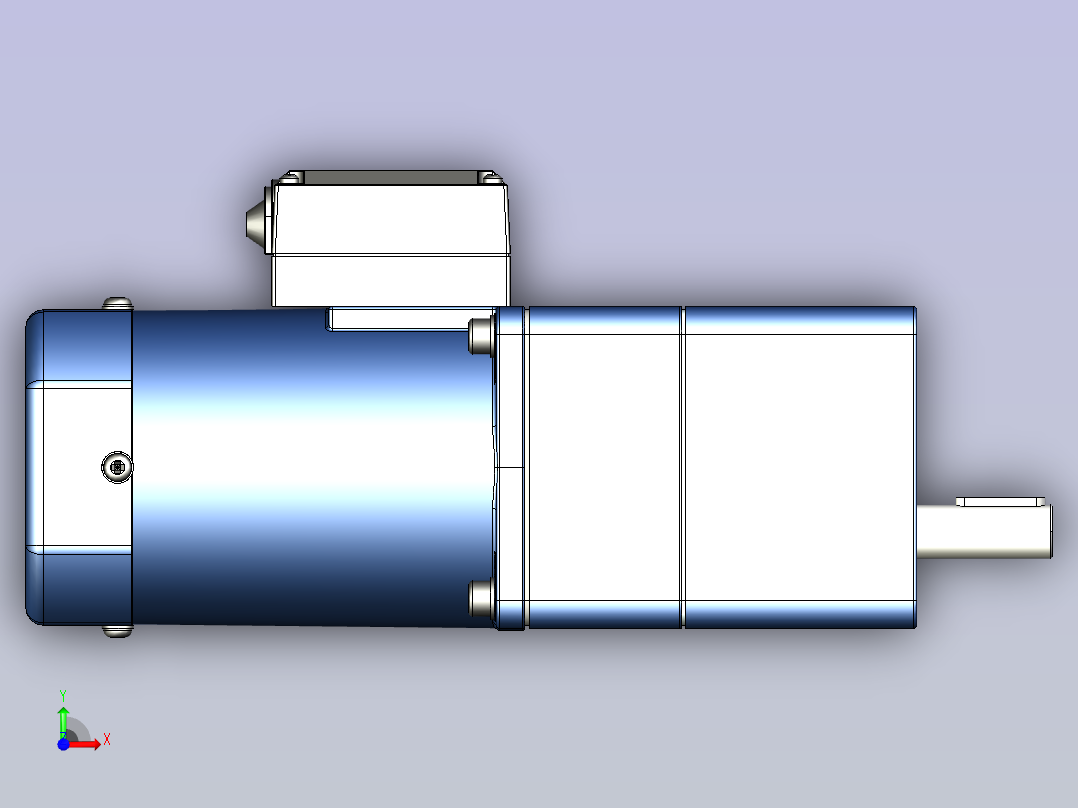 精研YR阻尼电机 90yr01-1800前视图