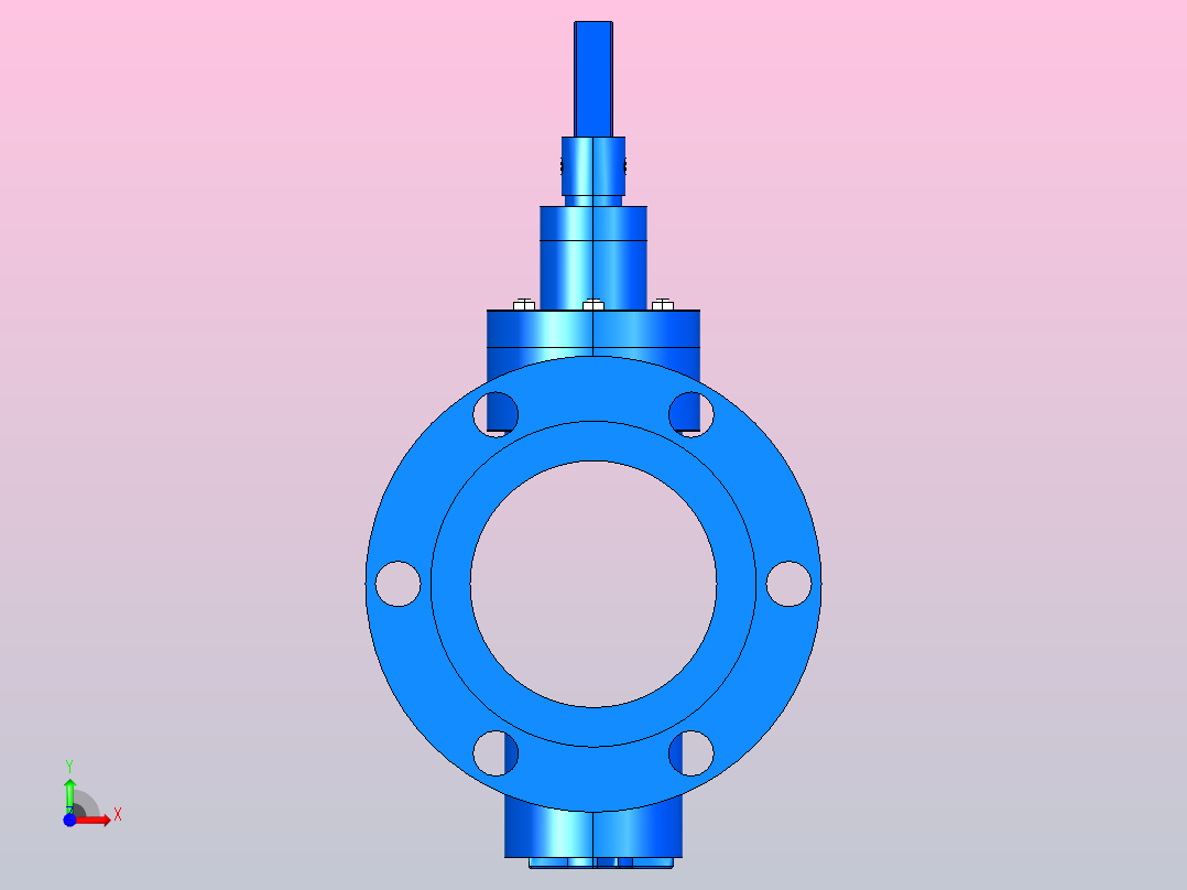 150LB偏心旋塞阀[150LB偏心旋塞阀]150前视图