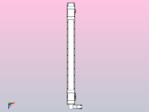皮带直线轴双滑块型TPA-GCBS-120-P70-L525-DL-M20-N3俯视缩略图