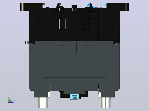 NC1-4008～6508 4P交流接触器三维模型202204左视缩略图