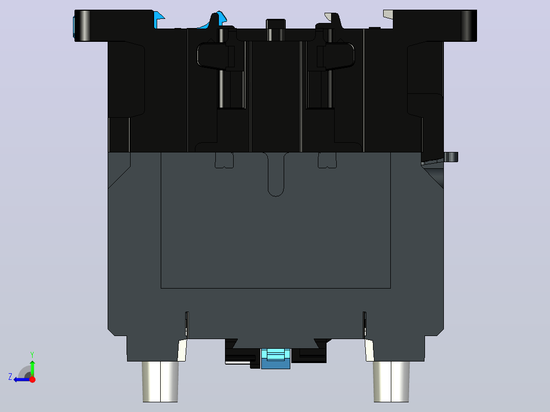 NC1-4008～6508 4P交流接触器三维模型202204右视图