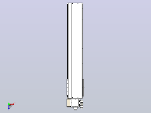 皮带直线轴半封闭可选导轨TPA-HNB-220D-176-L900-LP-C-P1K-N3俯视缩略图