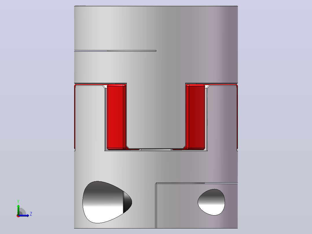 HLX系列[HLX-6X6-25X34]联轴器左视图