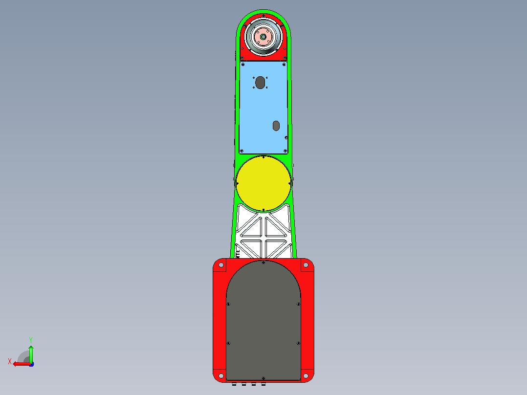 BRTIRSC0810A是一款SCARA 机器人后视图