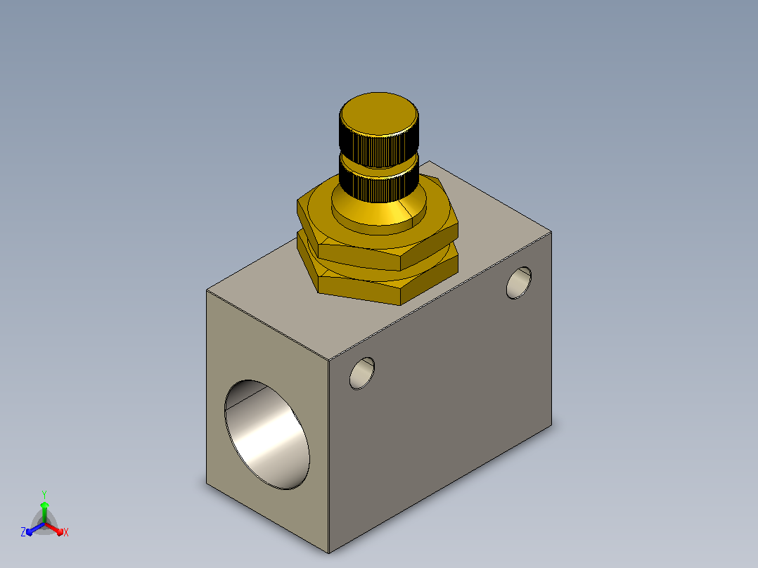 ASC系列流量控制阀[ASC-10]主视图