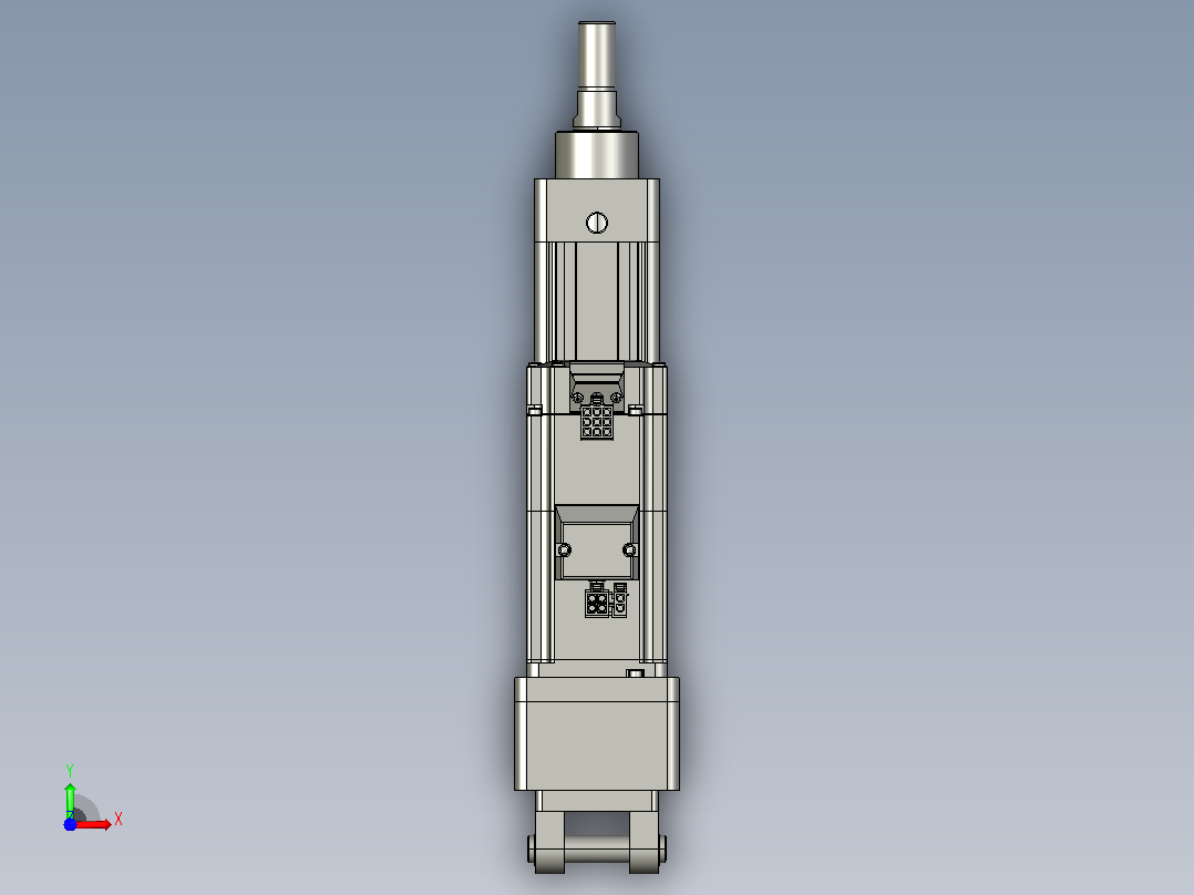 轻载电动缸TPA-ESR40-1210C-L50-MR-CB-W-P40-C3前视图