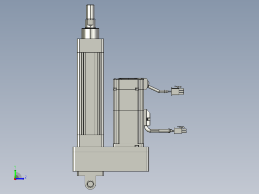 轻载电动缸TPA-ESR40-1210C-L50-MR-CB-W-P40-C3左视缩略图