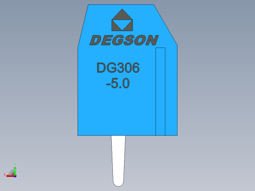 2针DG306 5蓝色间距5毫米后视缩略图