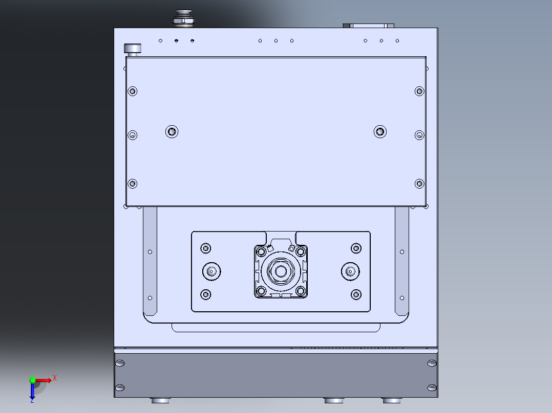 电路板功能测试治具俯视图