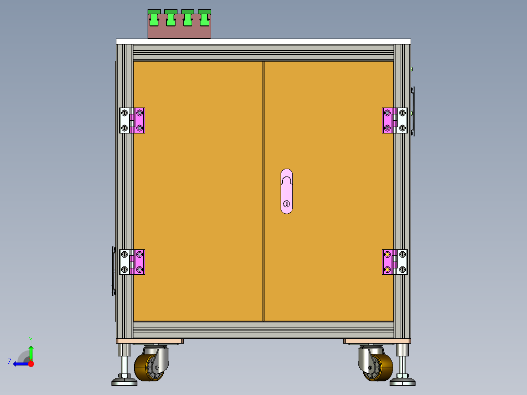 PCB板在线式自动贴条码标签设备cero2.0.zip右视图