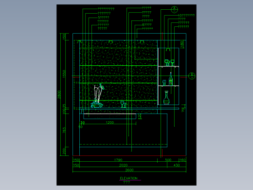 家装类CAD图块(三)-FH01001C