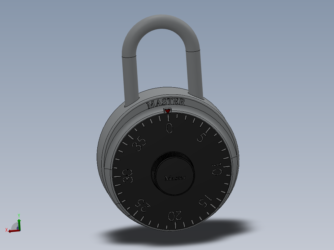 玛斯特锁具模型