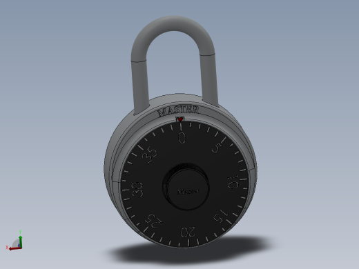 玛斯特锁具模型