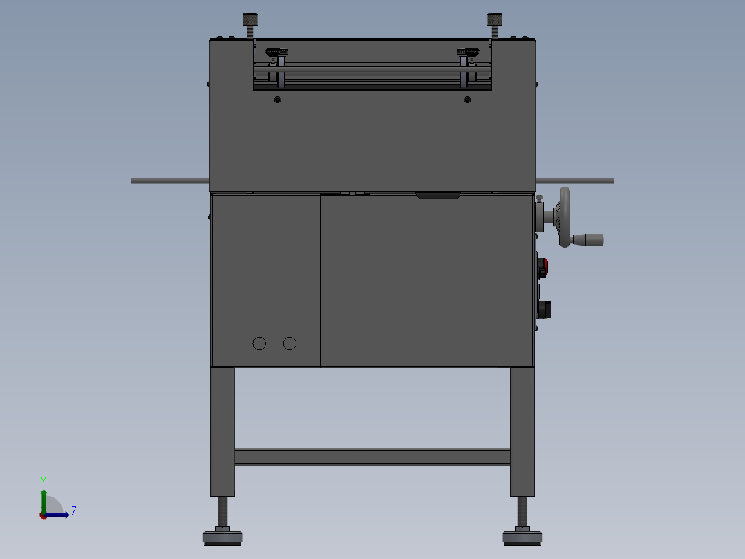 WQ350G切片机左视图