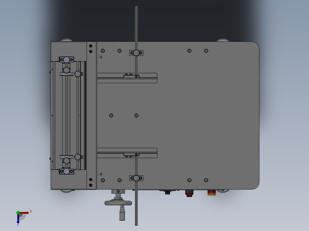 WQ350G切片机俯视图