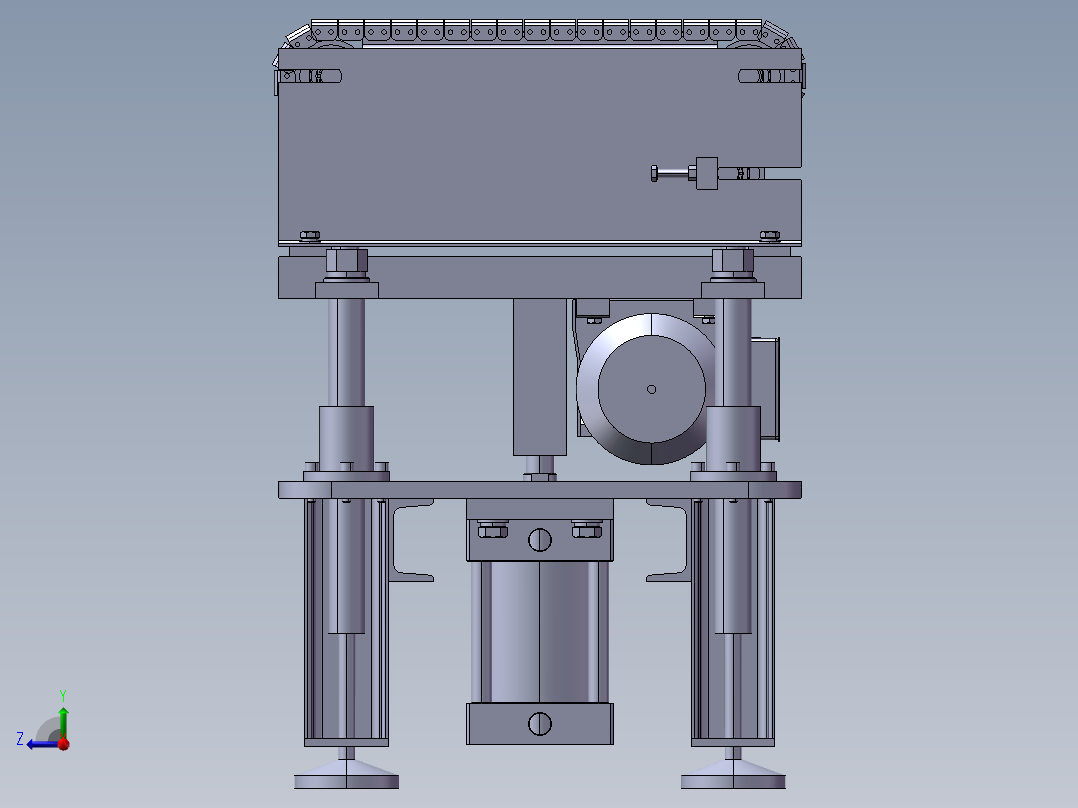 B14_顶升移载机（）右视图