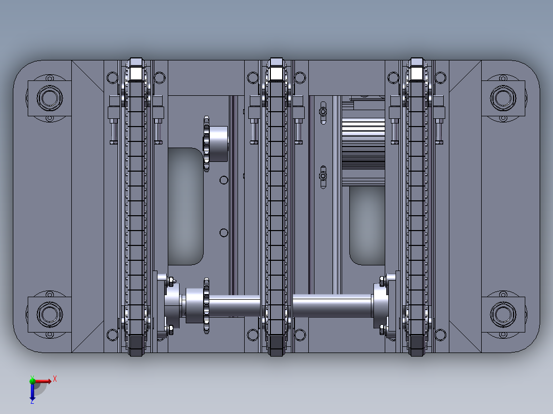 B14_顶升移载机（）俯视图
