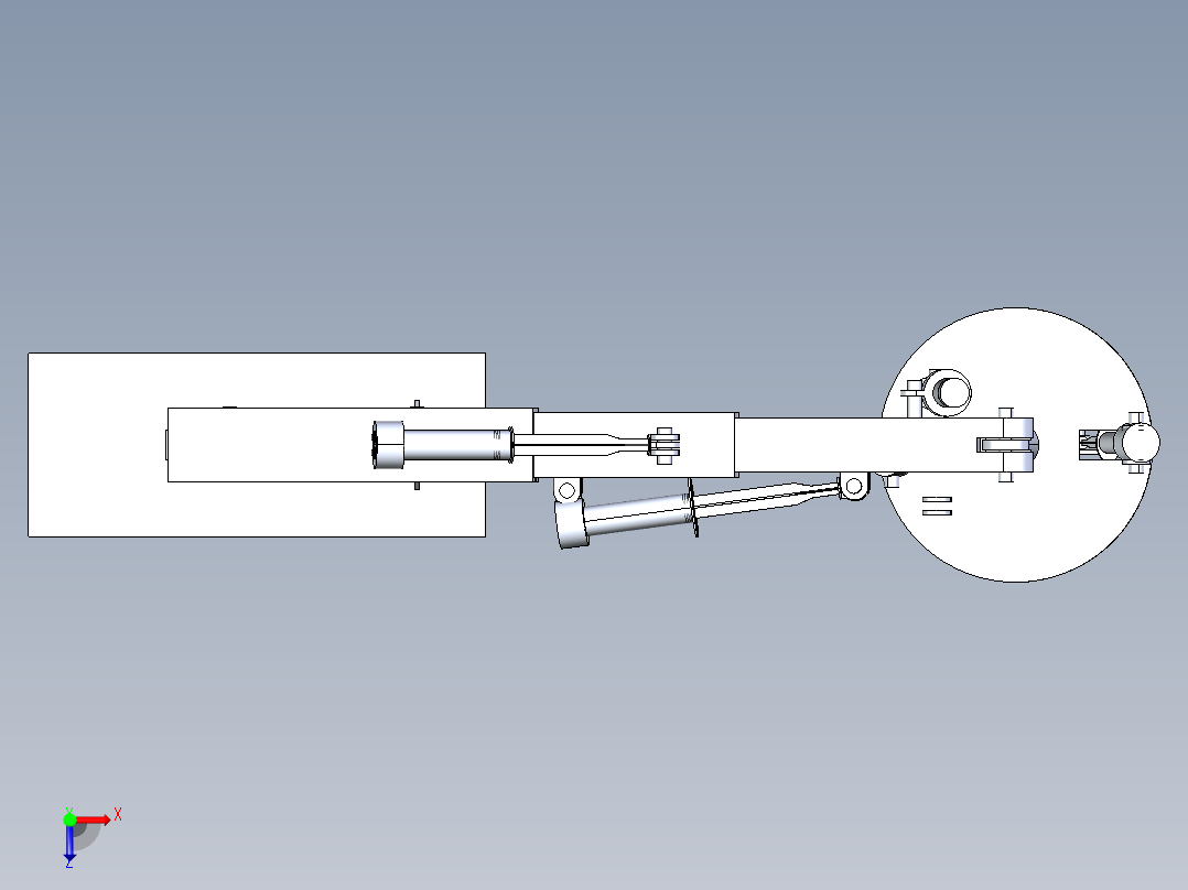起重机设计图1 (41)俯视图