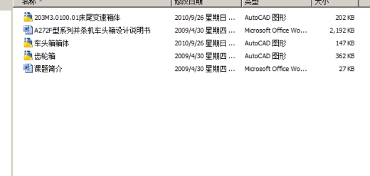 A272F型系列并条机车头箱设计【优秀含CAD图纸】缩略图