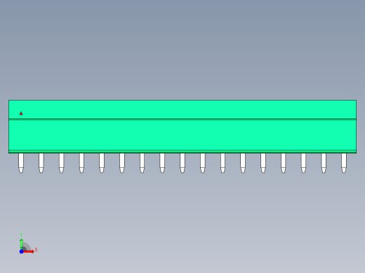 DEGSON 15EDG 系列 3.5mm 插拔式接线端子 FullPack-15EDGVC-3.5-17P-14-00AH前视缩略图