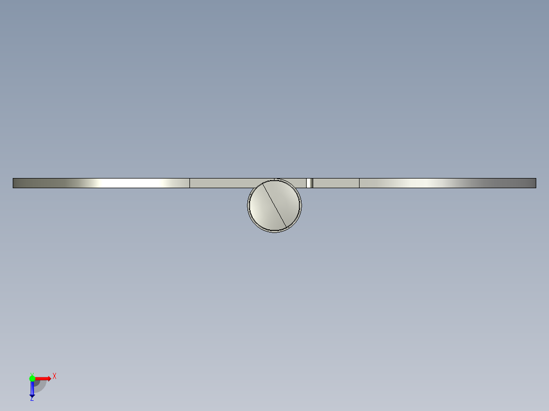 铰链Inox(2)俯视图