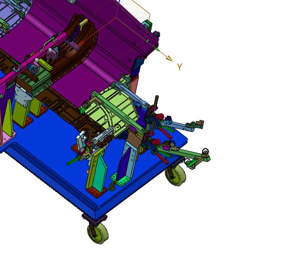 汽车制造用前围板快速夹具
