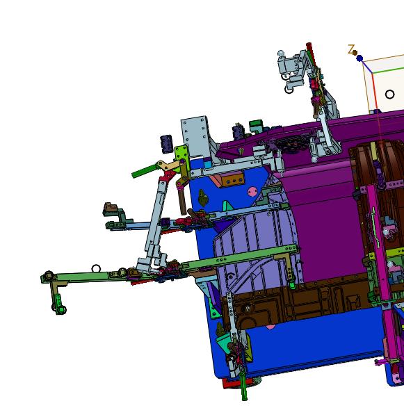 汽车制造用前围板快速夹具