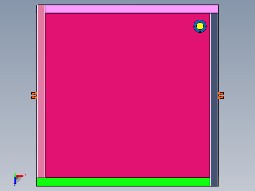 压铸件六轴联动组合数控打磨机俯视图