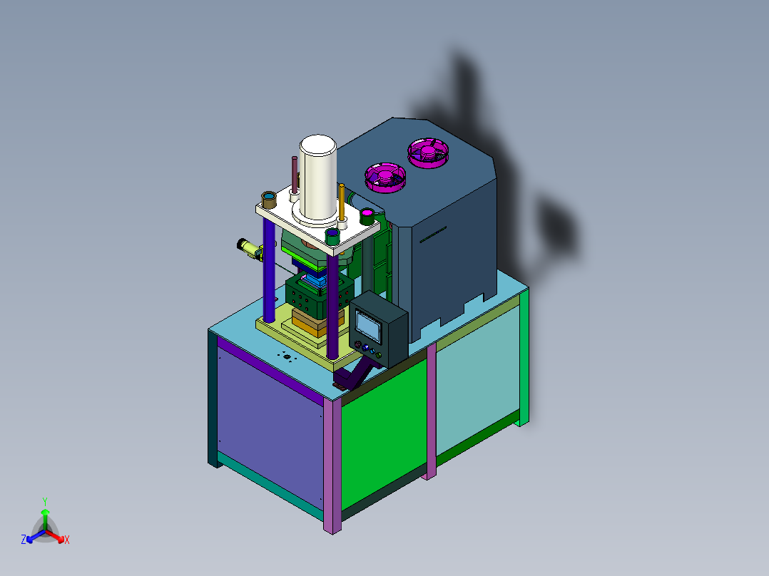 混合式铝模冲压烧结机