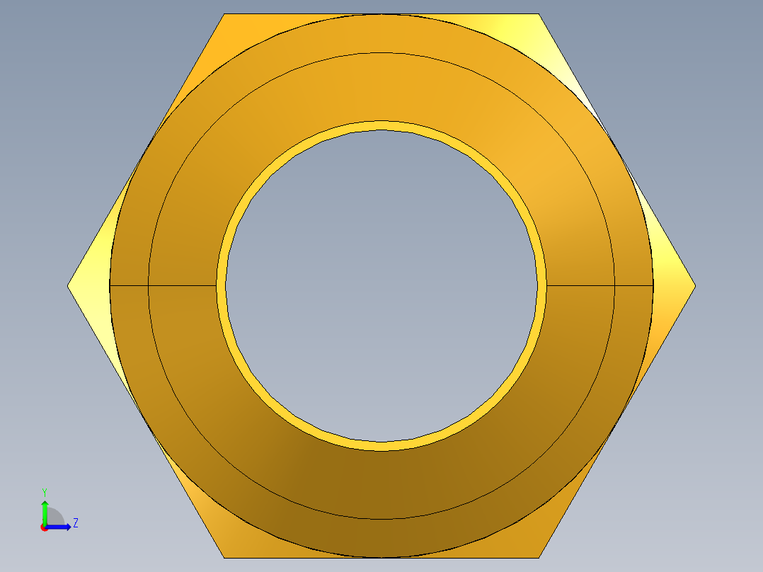 扩口式工业通用硬管接头Union 42F-10左视图