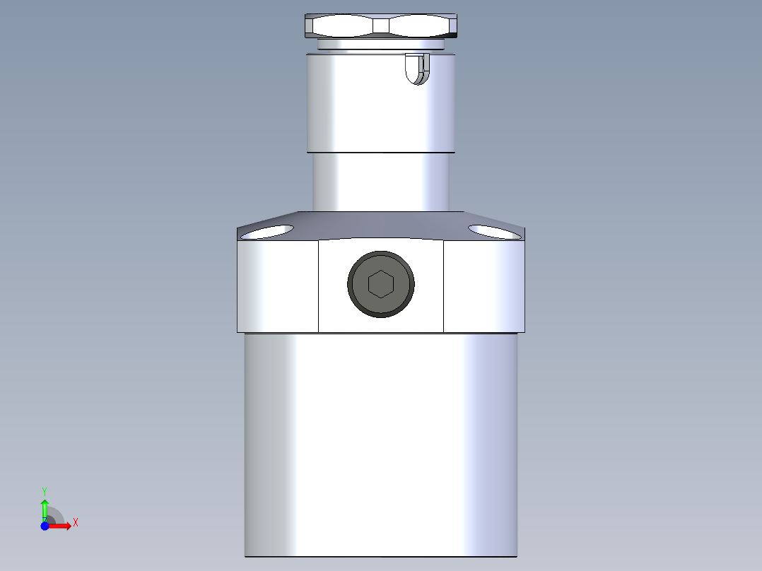KOSMEKLG0900-CR-Y30多系列多零件图纸模型前视图